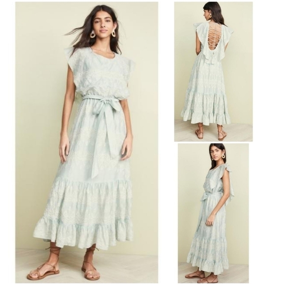 Love‎ Sam Embroidered In Cool Lace Up Back Dress - Picture 1 of 8